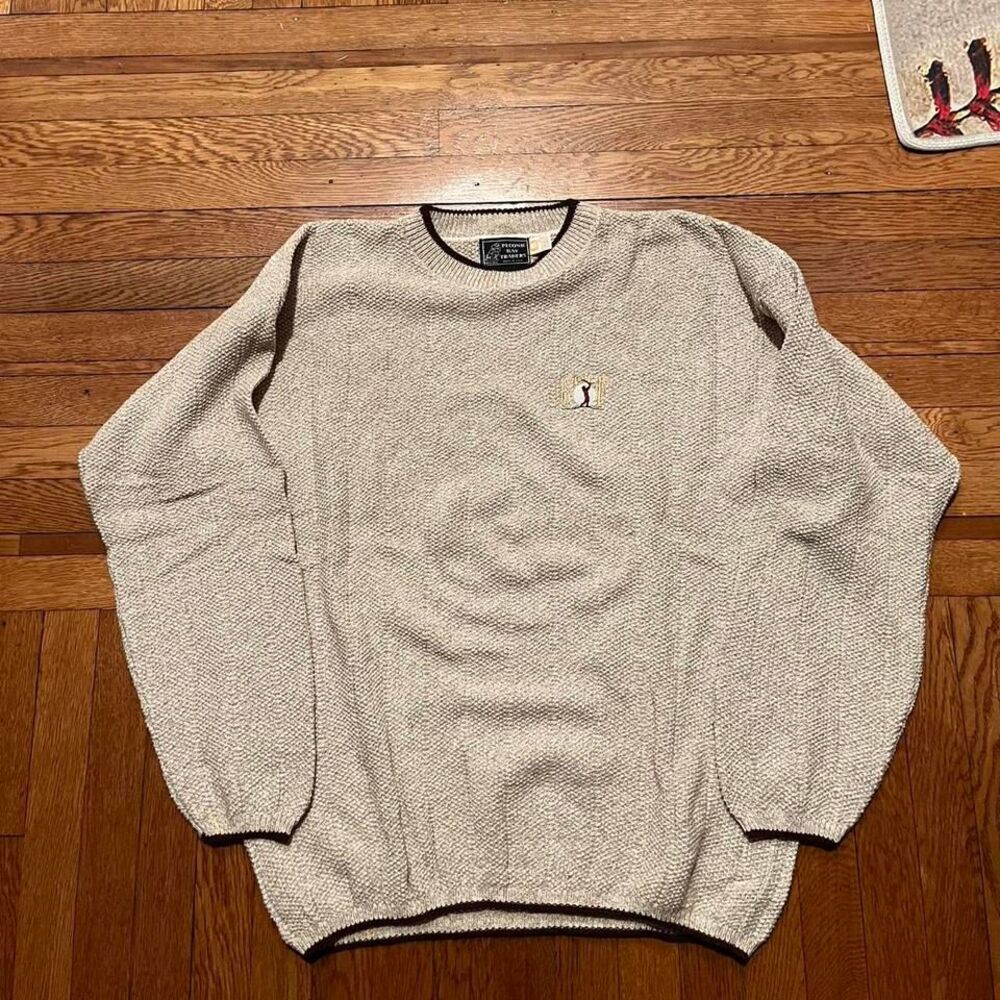 Vintage 90s embroirded golf‎ sweater